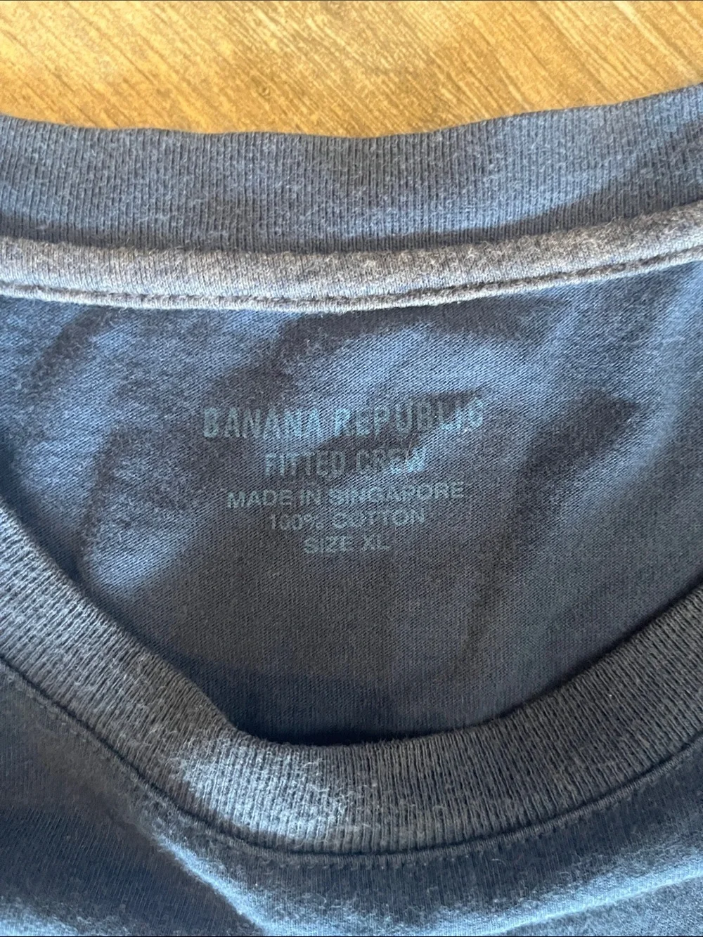 Banana Republic Long-Sleeve Crewneck Shirt - Navy